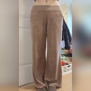 🧸 Velour Wide leg pants brown tracksuit set (2/2 OF MATCHING SET)